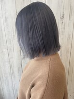 ルク(Luc.)&nbsp;【絶対的透明感】ブルーグレージュ×ボブ