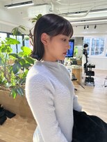 オーシャン(Ocean) 【OceanHair&Life田中愛梨】10代20代切りっぱなし外ハネボブ