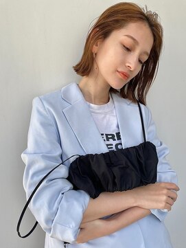 ベル 銀座5丁目店(Belle) 結べる長さの切りっぱなしボブ【銀座】