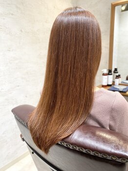 ストーリー 大阪堀江店(STORY)の写真/【四ツ橋駅/徒歩１分】STORYオリジナルメニュー【丸くなる縮毛矯正】で今までにない美髪が手に入る♪