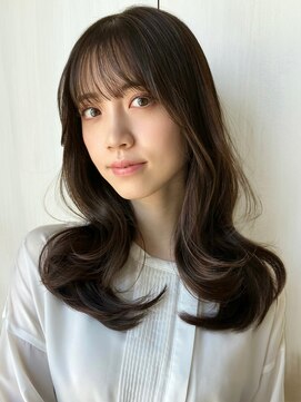 アフロート ルヴア(AFLOAT RUVUA) くびれヘア/レイヤー/顔まわり/サイドバング/こなれミディ