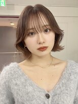 メゾンアクア 表参道(Maison ACQUA)&nbsp;切りっぱなしボブ/レイヤー/ボブルフ/くびれ/ミディアム/小顔