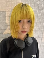 エイチ(H eitf)&nbsp;H【eitf】　原宿　表参道　ブリーチ/イエロー