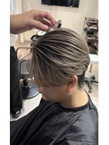 セレーネヘアー オオサカ 心斎橋店(Selene hair OSAKA) メンズバレイヤージュメンズカラーハイトーン心斎橋メンズカット