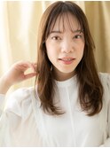 透明感カラーシースルーバングレイヤーロングY北浦和30代40代