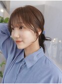 【kumu】韓国風/レイヤーカット/透明感/ロング/艶感/グレージュ