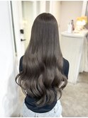 くびれヘアアプリコットオレンジ夏ヘアハイライトカラー    