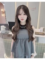 ロンドリゼル 札幌(Lond RiseL) 顔周り/小顔/レイヤー/髪質改善/韓国風巻き/ミルクティー/札幌