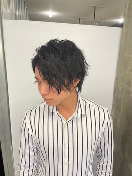 メンズサロン キング 高槻店(Men’s salon K!ng) 波巻きツイストスパイラルパーマ/フェザーパーマ/眉毛/メンズ
