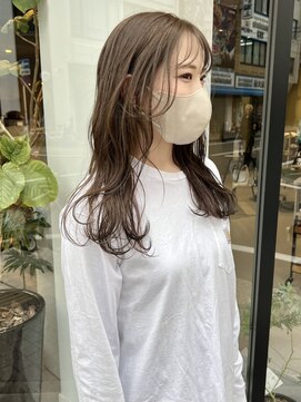 ヘアー アイス ルーチェ(HAIR ICI LUCE) ブリーチなしダブルカラーで作るベージュ/落合