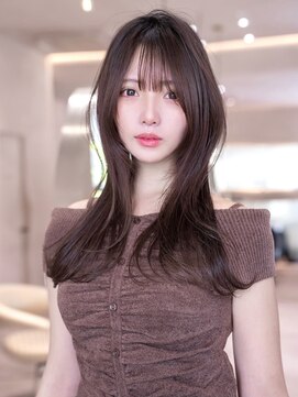 エースハバナ 渋谷(1 HAVANA) か顔まわりレイヤー/シースルーバング/髪質改善