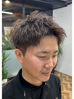 シーイー(C.E)&nbsp;アップバングショート×ピンパーマ