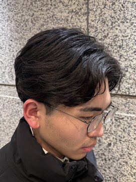 ヘアモード キクチ 銀座店 ビジネスニュアンスパーマスタイル