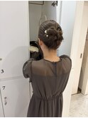 ブリーチなしカラー/ヘアアレンジ/ヘアセット/福岡/10代20代30代
