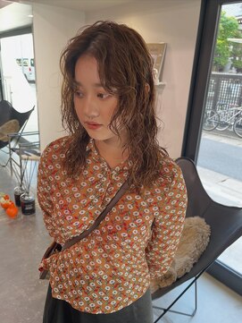 ゾーイ ケゴ 天神今泉(ZOEY kego) 癖毛風ウェーブヘア