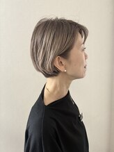 ピエドプールポッシュ(PiED DE POULE POCHE)&nbsp;白髪染めを使わない白髪ぼかしハイトーン