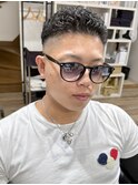 極道パーマ×スパイラルパーマ×強めスパイラルパーマ