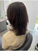 レイヤー　大人女子　艶カラー　ケアトリートメント