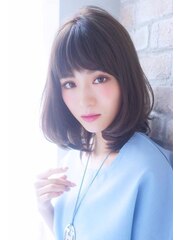 イメチェン・大人キレイなミディアムスタイル　神戸　大阪　髪型