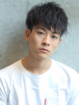 リップスヘアー 銀座(LIPPS hair) グランジツーブロックジェントルスマート前下がりマッシュ