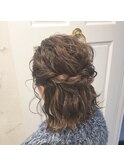 【LAIDBACK代官山】切りっぱなしボブのヘアセット★ヘアアレンジ