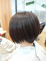 美容室 ユルウ(yuluu)&nbsp;グレージュショートボブ。