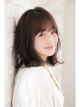 ジョエミバイアンアミ(joemi by Un ami) joemiネイビーカラーフレンチボブボブディくびれミディ 花野