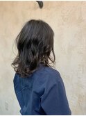 ダークグレージュ×ミディアム