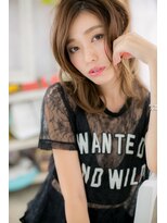 ミック ヘアアンドメイク アップ 駒込店(miq Hair&Make up)&nbsp;グラデカラーのエフォートレスセミディ