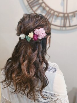 ヘアセットサロン ミント(Hair set salon MINT) ルーズハーフアップ