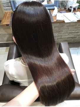 フォルテ 中田店 髪質改善 パールプラチナカラー