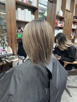 ラフ(LAFF)&nbsp;#黒髪#ボブルフ#ネビージュ#小顔#ワンレン