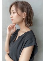 オースティン 登戸向ケ丘遊園(AUSTIN)&nbsp;大人かわいい前髪セシルカットココアブラウンフリンジウェーブ