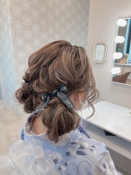 ミネヘアアンドメイク高知店 浴衣ヘア