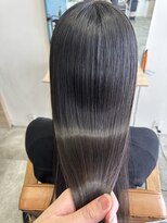 イオエ 岡本(ioe)&nbsp;髪質改善/ショコラアッシュ/ヘルシースタイル/縮毛矯正/春カラー