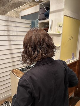 ラレイ(Lalei) 【ささき】肩上ボブ+パーマ/ニュアンスパーマ/スパイラルパーマ