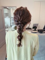 カノンヘアー(Kanon hair) 編み下ろしアレンジ