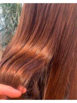 ビアンコ カーロ 二子新地店(Bianco caro) ハイトーンカラー/オレンジカラー/艶感ロング◎30代40代