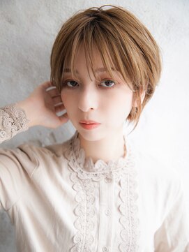 カライング(ing) 大人ショートボブ丸みショートカットマッシュショート前髪あり