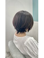 大人可愛い30代40代50ショートボブショート丸みショート
