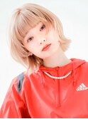 Say.ree おしゃれ女子ウルフヘア顔周りカットブリーチカラー
