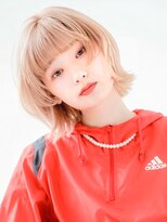 セイドット リー(Say. Ree)&nbsp;Say.ree おしゃれ女子ウルフヘア顔周りカットブリーチカラー