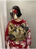 成人式ヘアアレンジ・振袖ヘア