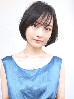 ラピス 銀座 blue店(Lapis)の写真/【40～60代女性に圧倒的支持】[ヘアマニキュアリタッチ根本¥6900]透明感を実現♪[銀座/銀座一丁目/東銀座]