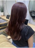 ロング/巻き髪/ウェーブヘア/暖色カラー/ピンクカラー