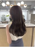 ◎votan_yuka◎レイヤーロング/グレーベージュ/オリーブブラウン