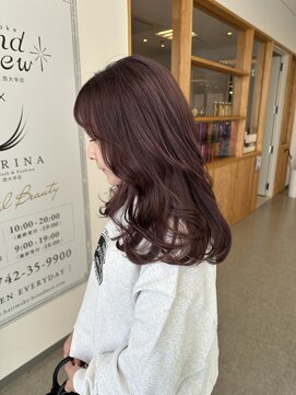 ヘアーメイクブランニュー セントラル 西大寺店(hair make Brand new central) ラベンダーブラウン