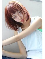 ロゼ 京橋(Rose)&nbsp;【ROSE】アプリコットオレンジ＿オシャレ女子ウルフヘア