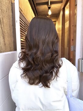 チョビー(Chobii) 表参道 コテ巻き風パーマ デジタルパーマ ワンレン ネビージュ