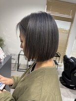 モア(more)&nbsp;ぱつっとボブ/グレージュ/ボブ/20代/30代/40代